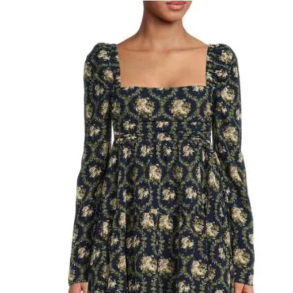 WEWOREWHAT
Floral Asymmetrical Tiered Maxi Dress